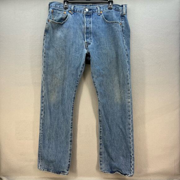 Levi's Other - Levi's 501 Jeans XX Men's 38x32 Blue Button Fly Straight Leg Vintage XX Rare